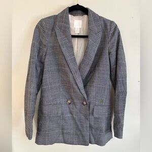H&M Women’s Plaid Blazer
